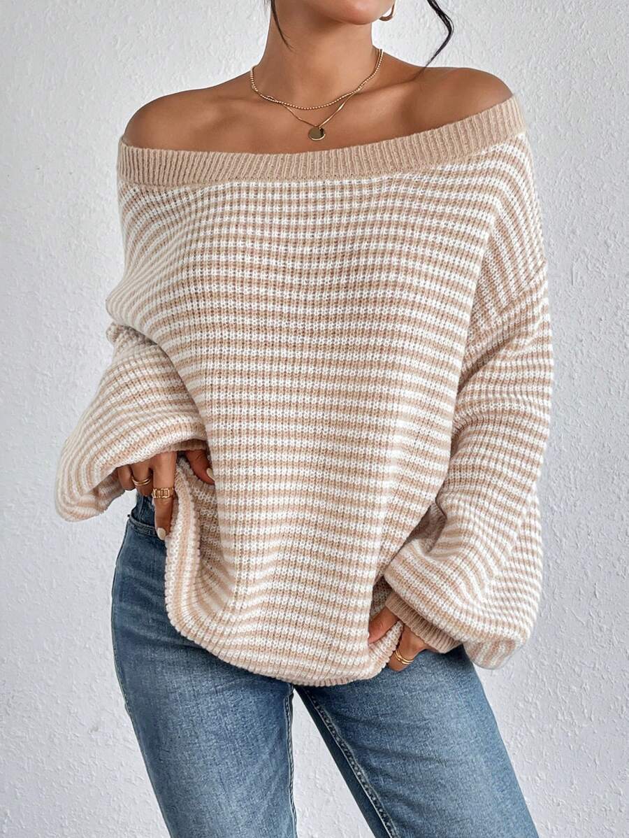 Women's Off-Shoulder Casual Sweater By COZI™