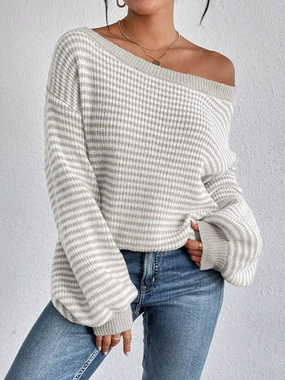 Women's Off-Shoulder Casual Sweater By COZI™