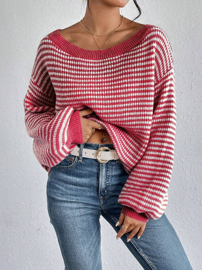 Women's Off-Shoulder Casual Sweater By COZI™