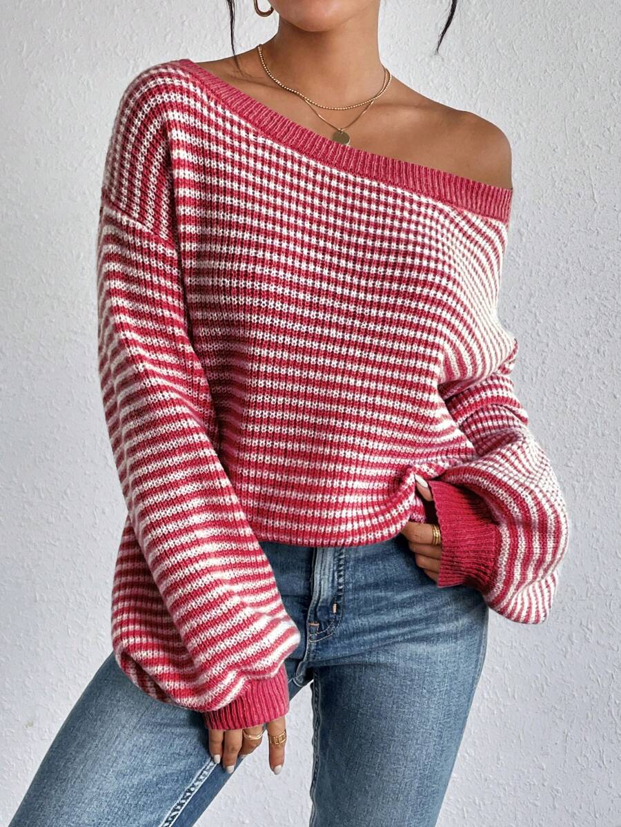 Women's Off-Shoulder Casual Sweater By COZI™