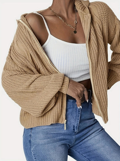 Cardigan Zip-Up Hoodie By COZI™